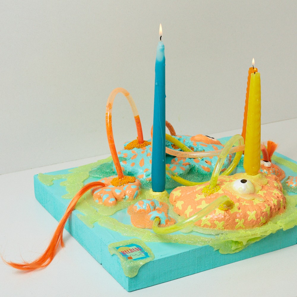 Birthday Cake Candle Holder 03